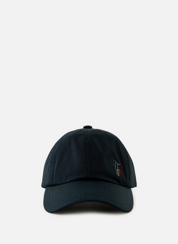 Zebra Logo Cap Black by PAUL SMITH PAUL SMITH Zebra Logo Cap Black