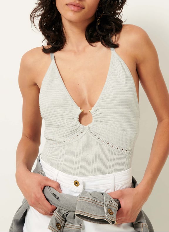 Body col v come Bleu by SESSUN SESSUN Body col v come Bleu