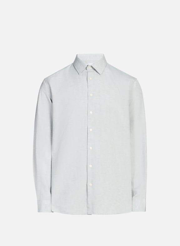 Chemise droite manches longues Vert by SELECTED SELECTED Chemise droite manches longues Vert