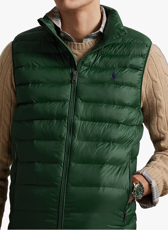 Doudoune sans manches | Vert by POLO RALPH LAUREN Doudoune sans manches Vert