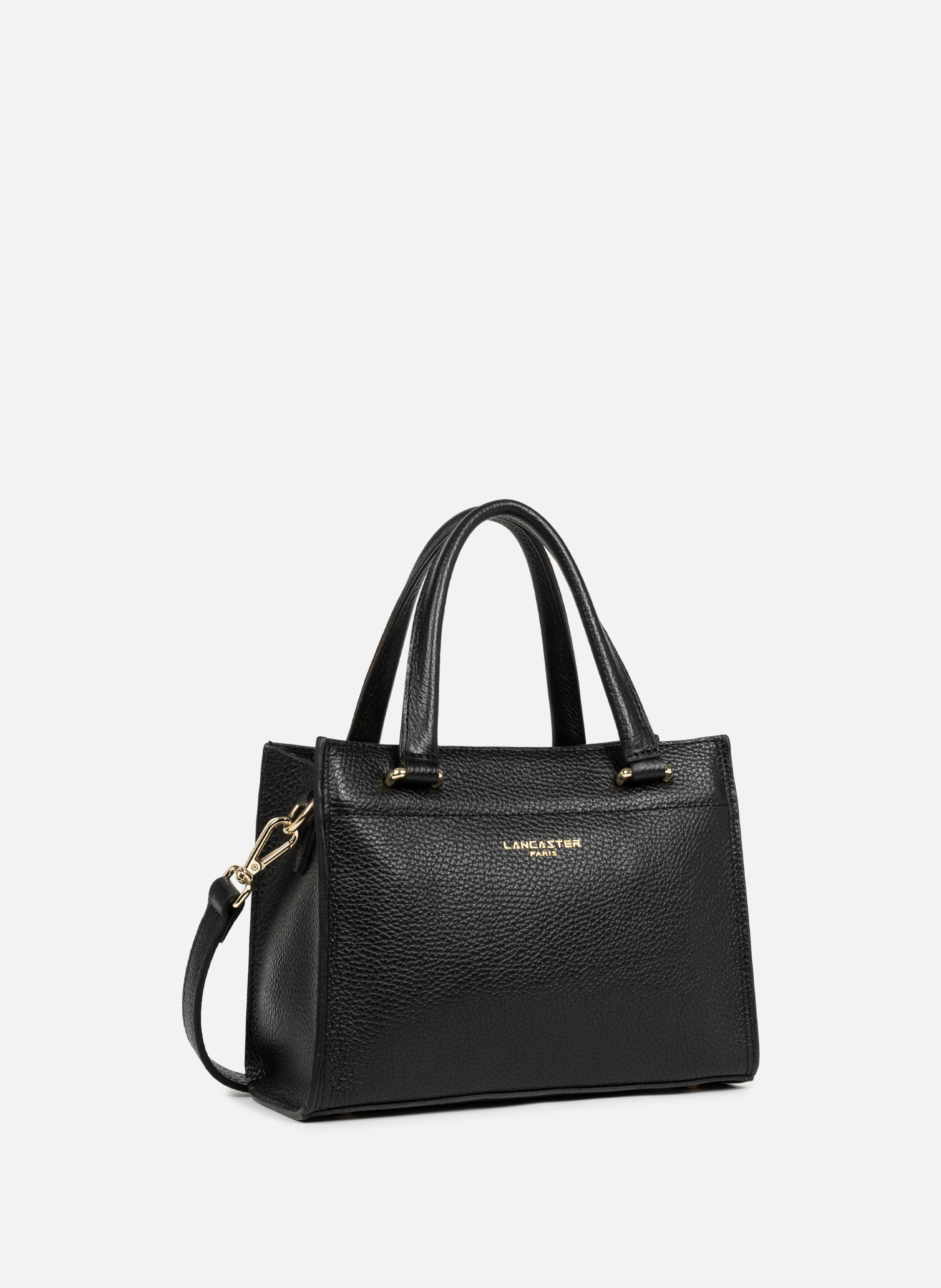 Small handbag - Foulonné Double Black