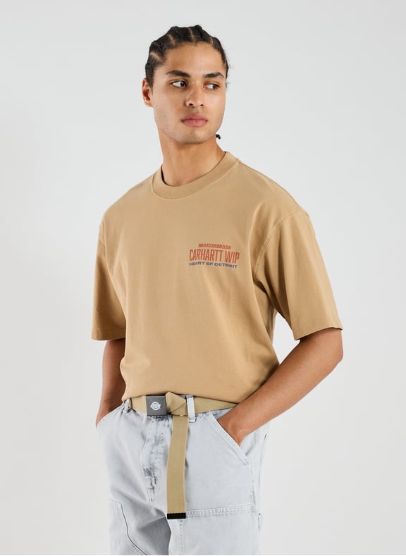 Oversized printed cotton T-shirt Beige by CARHARTT WIP CARHARTT WIP Oversized printed cotton T-shirt Beige