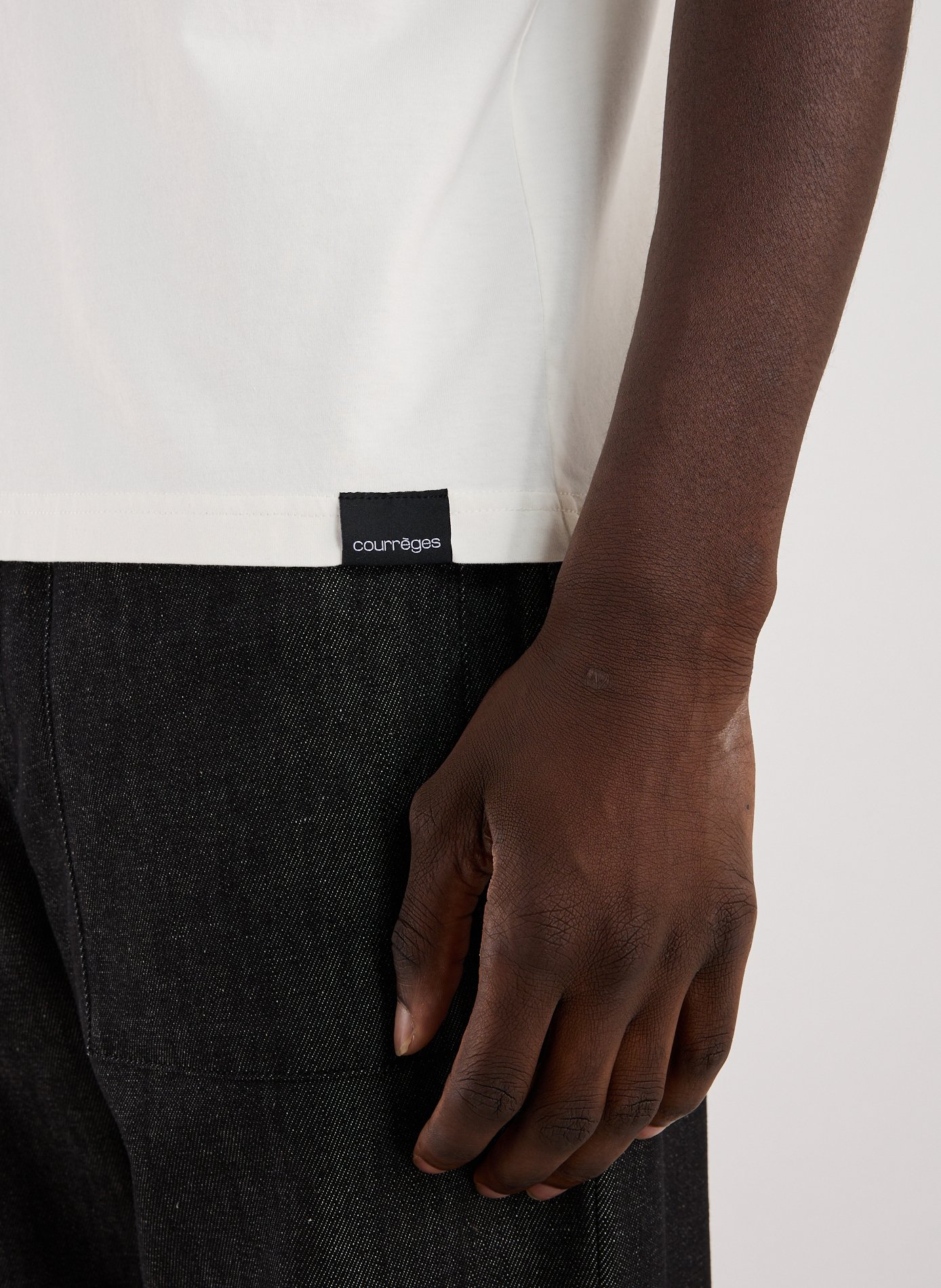 Classic Cotton T-Shirt COURRÈGES White