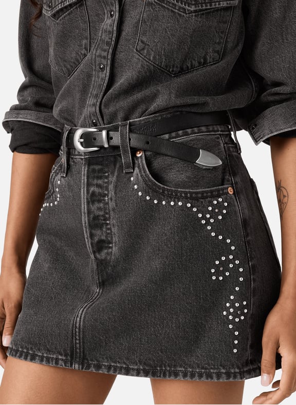 Denim mini skirt Black by LEVI'S LEVI'S Denim mini skirt Black