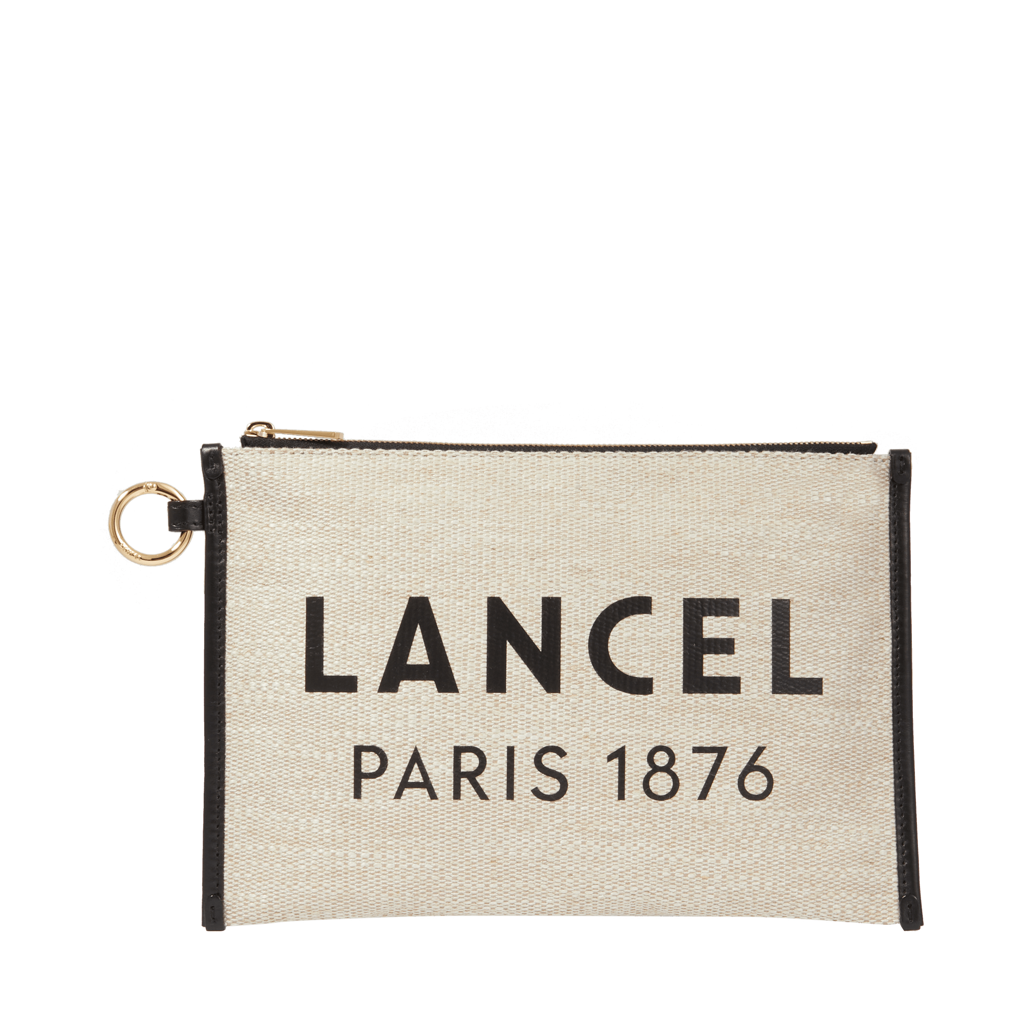 Pochette zippée l - summer tote LANCEL Noir