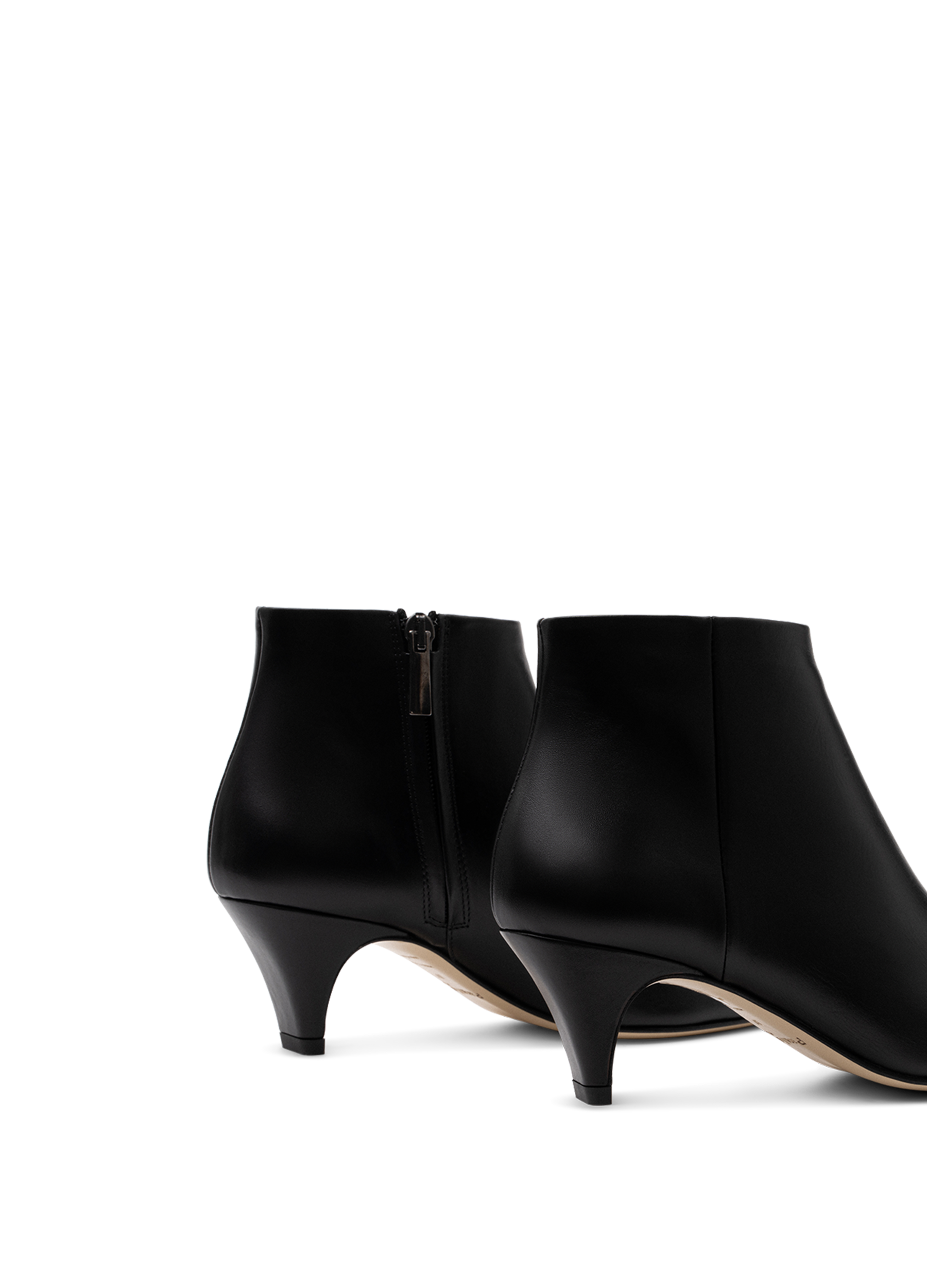 Bottines rimo en veau lisse PARALLELE Noir