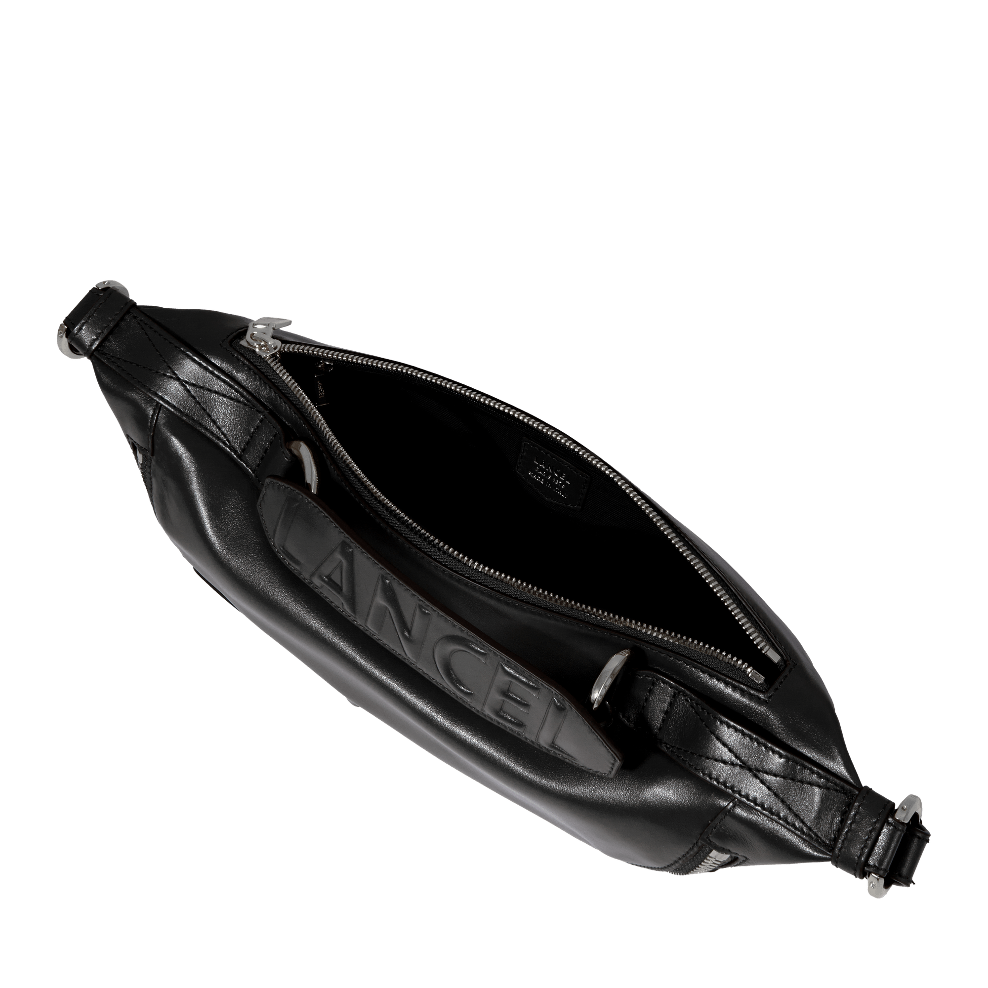 Sac porté croisé s - origami de lancel LANCEL Noir