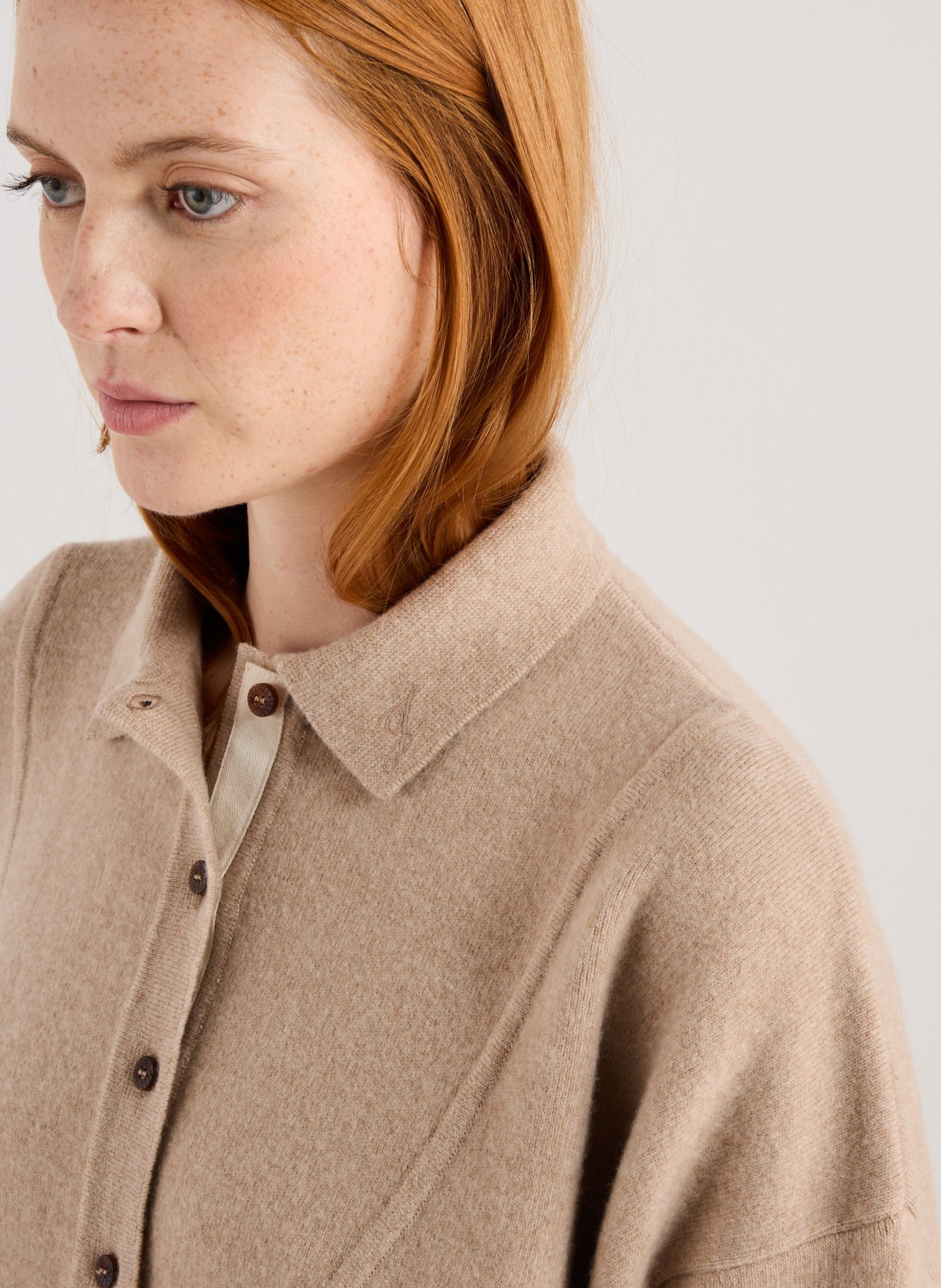 Pull en laine et cachemire JACQUEMUS Beige