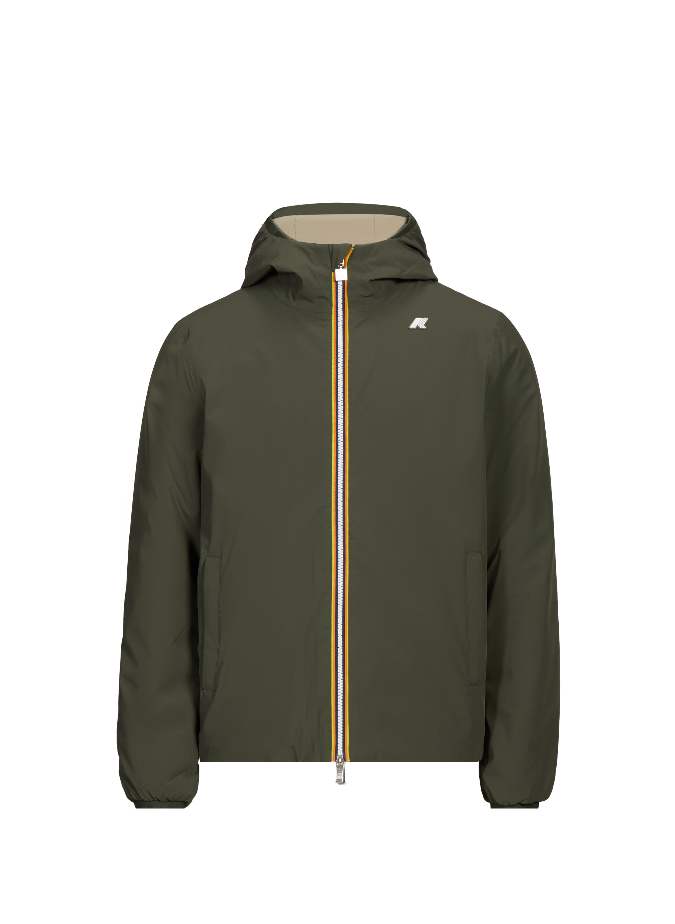 K-WAY Jack St Warm lined bomber jacket Khaki