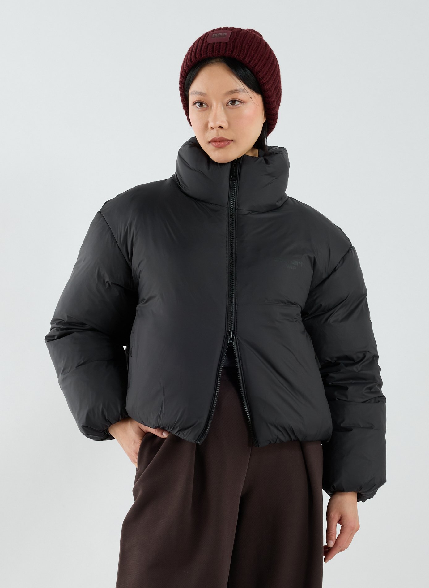 Doudoune courte rembourrée à col montant CARHARTT WIP Noir