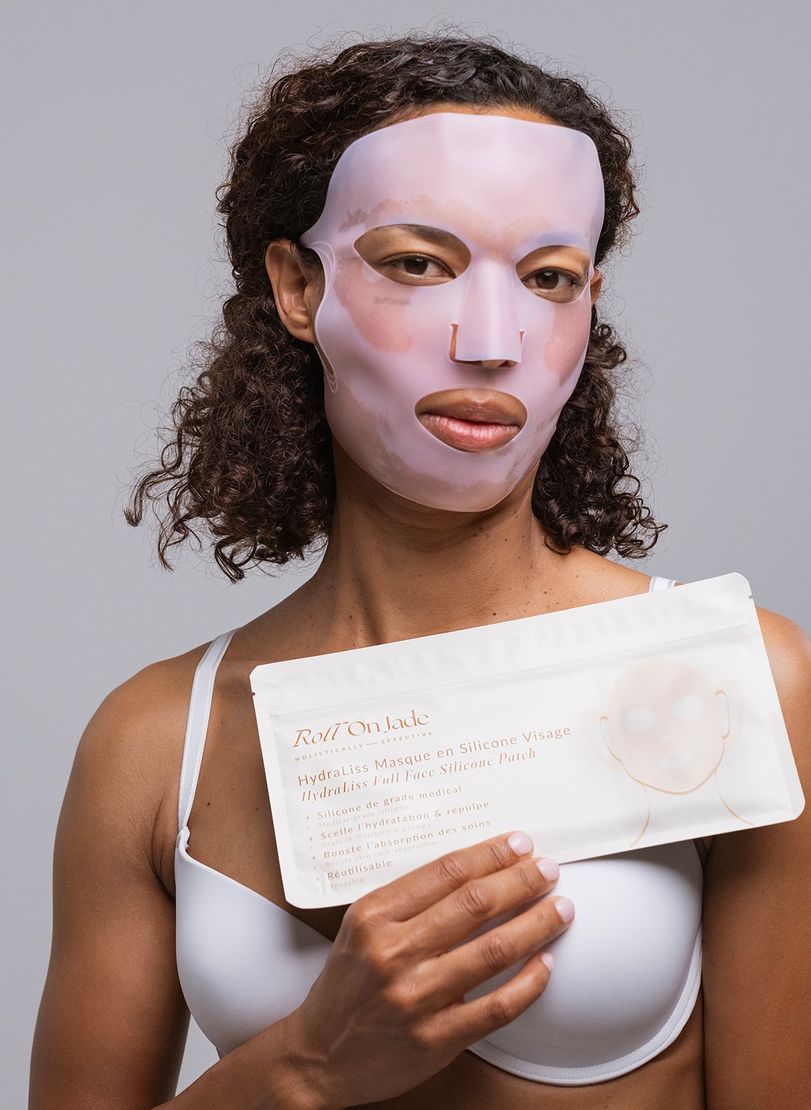 Hydraliss Silicone Face Mask ROLL ON JADE No color