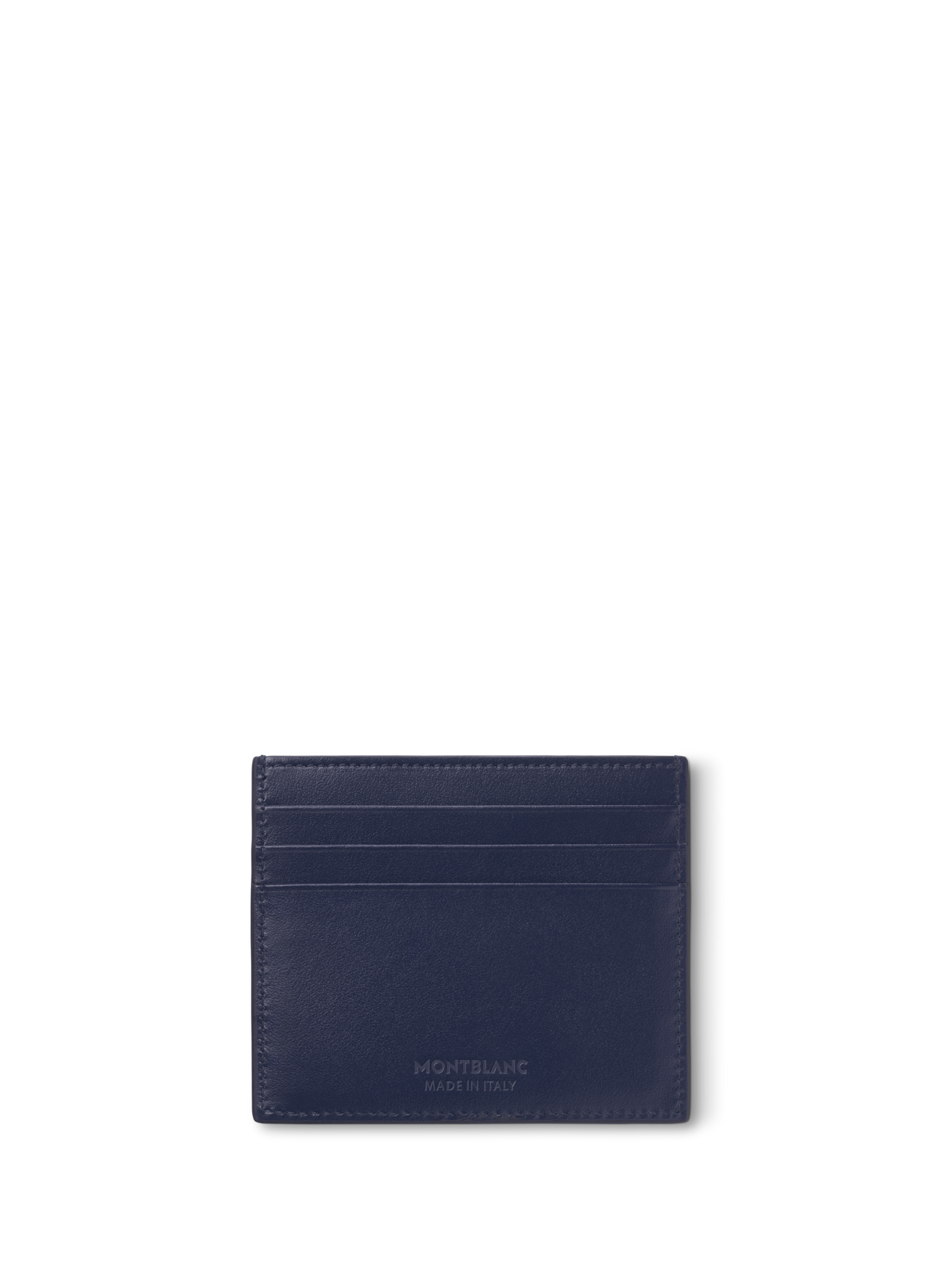  Leather card holder MONTBLANC Blue