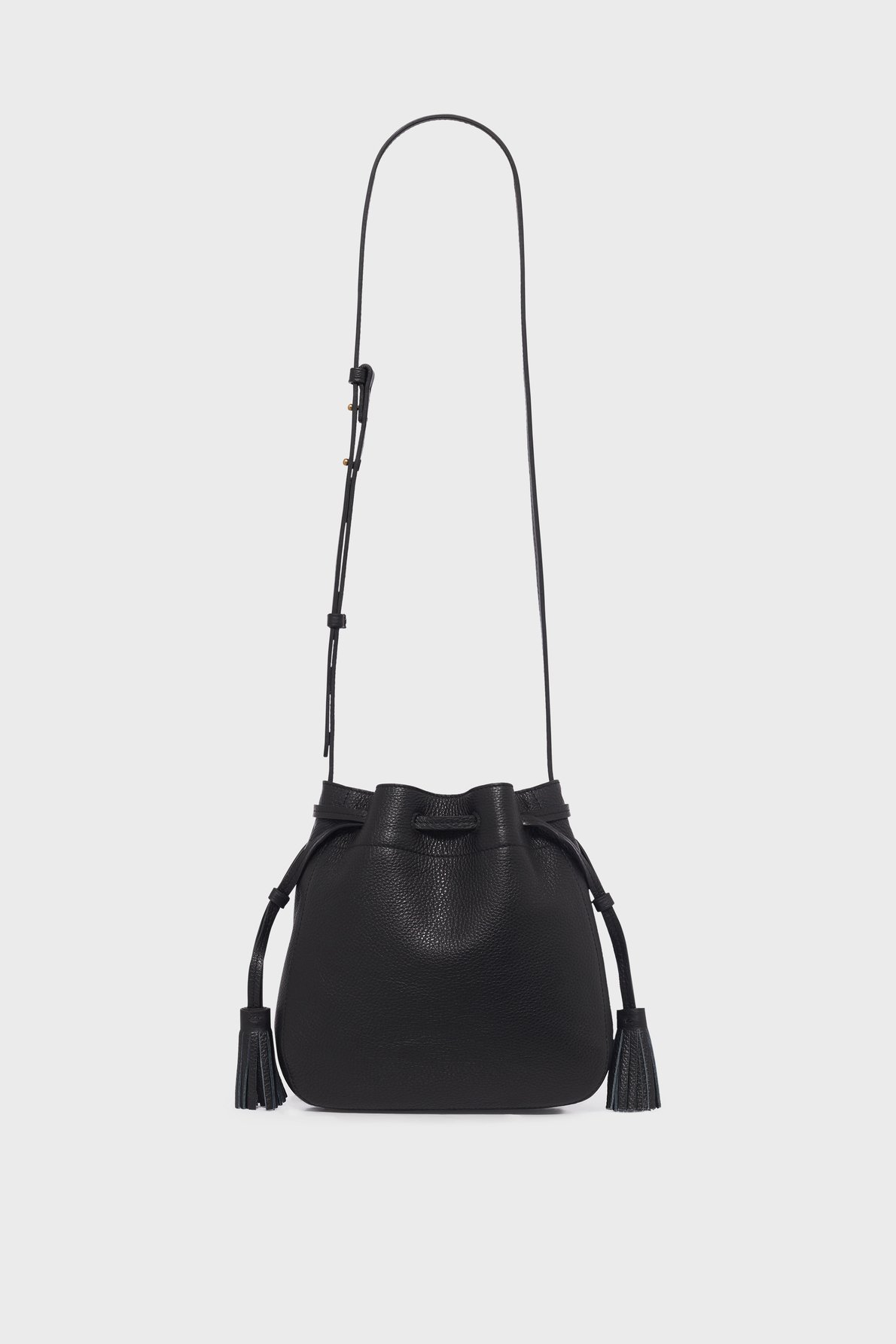 Sac bandoulière en cuir - moon GERARD DAREL Noir