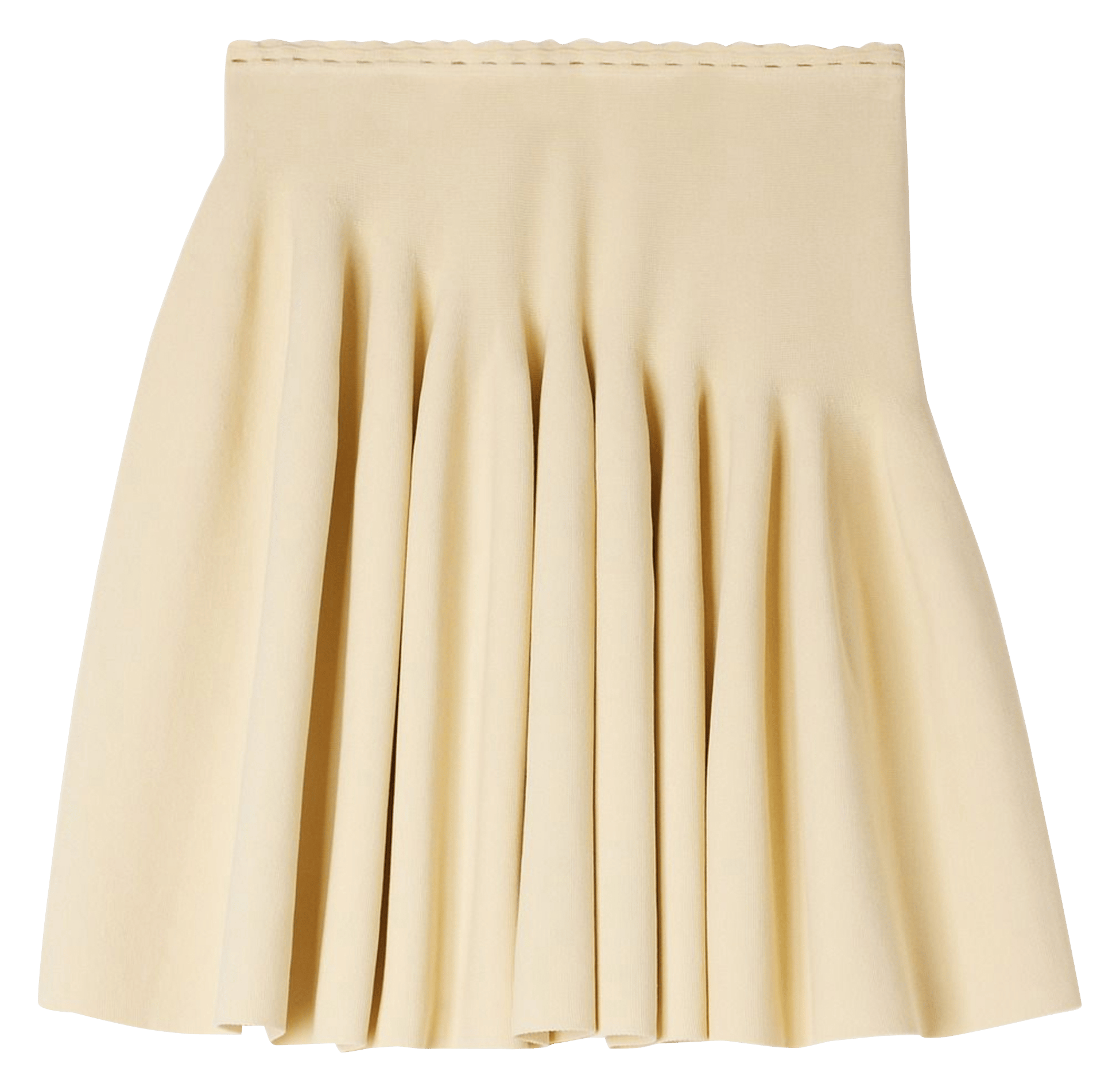 Jupe courte patineuse SANDRO Jaune