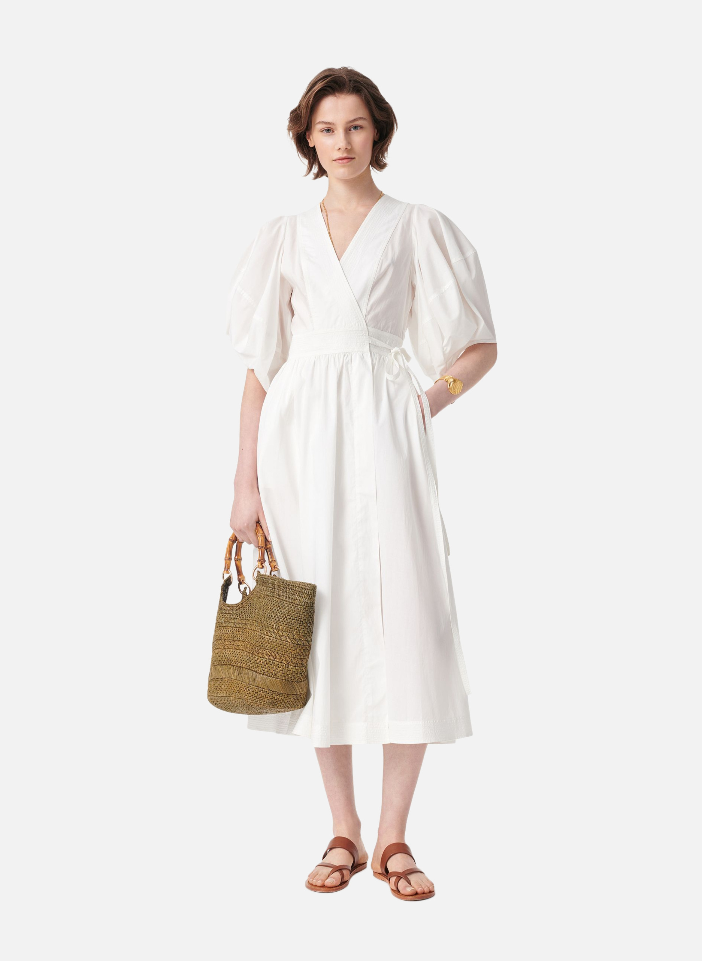 Robe gelyane VANESSA BRUNO Blanc