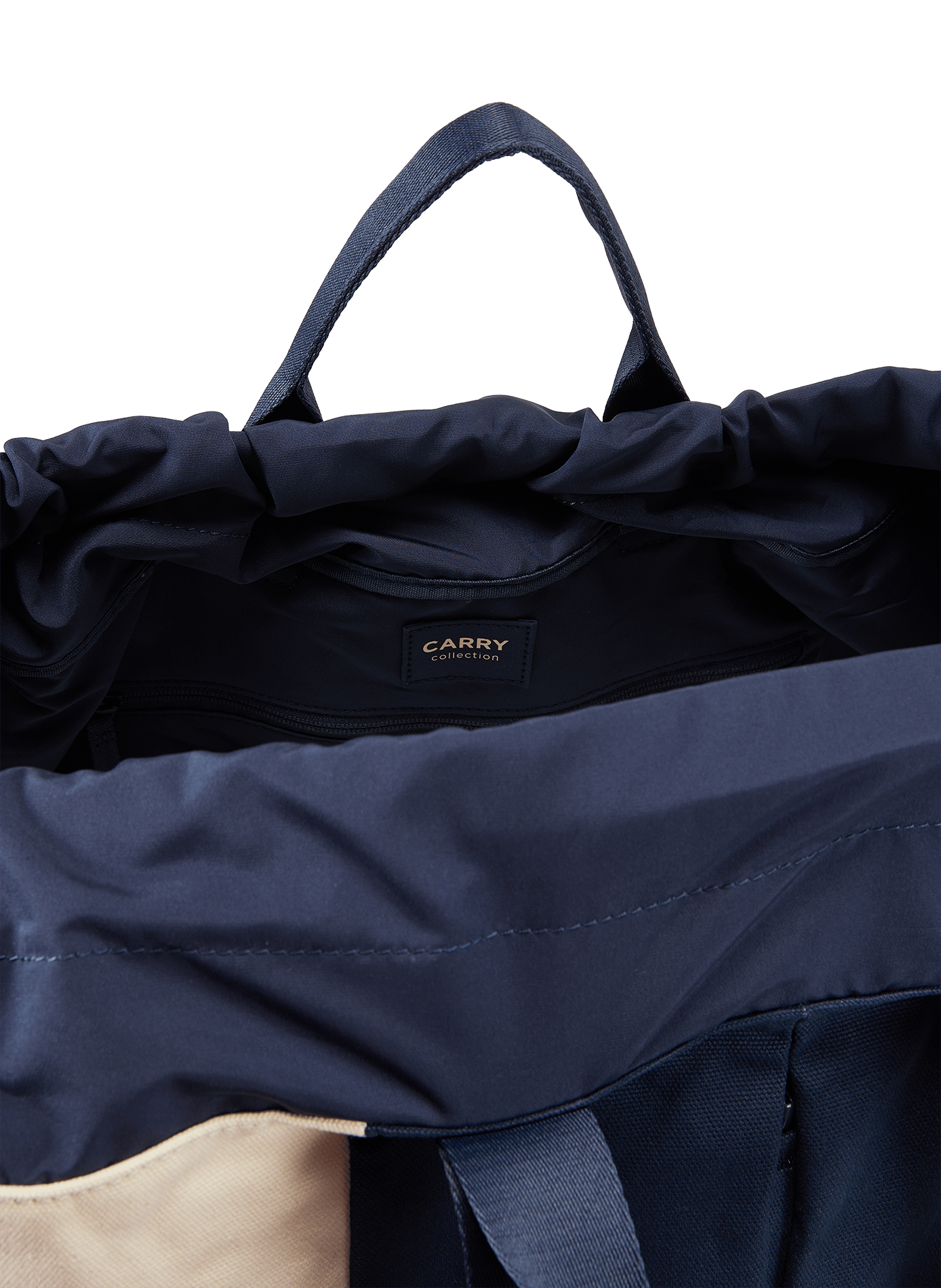 Bcash Beach weekend bag in blended cotton TUCANO Blue