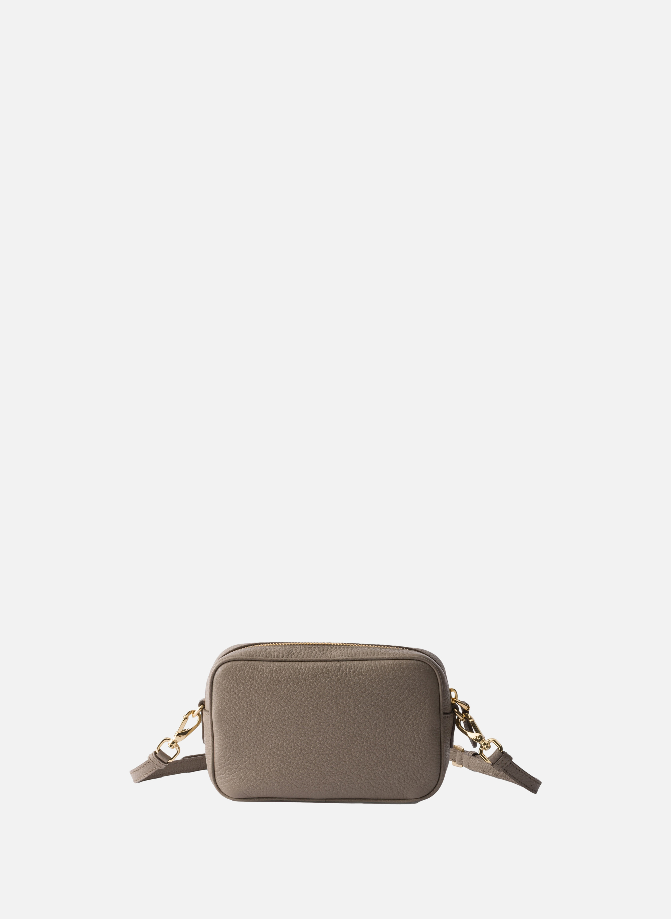 Mini sac en cuir PRADA Gris