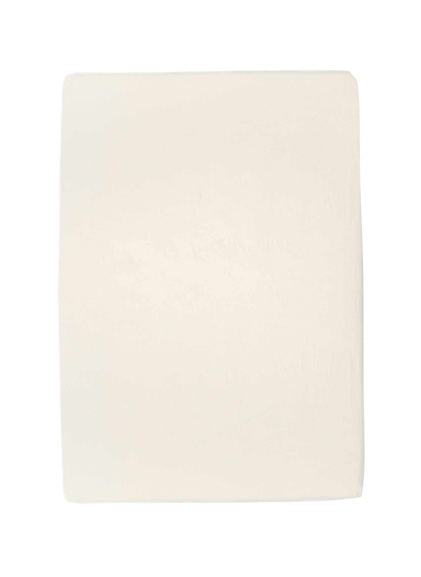 Linen fitted sheet AU PRINTEMPS PARIS Beige