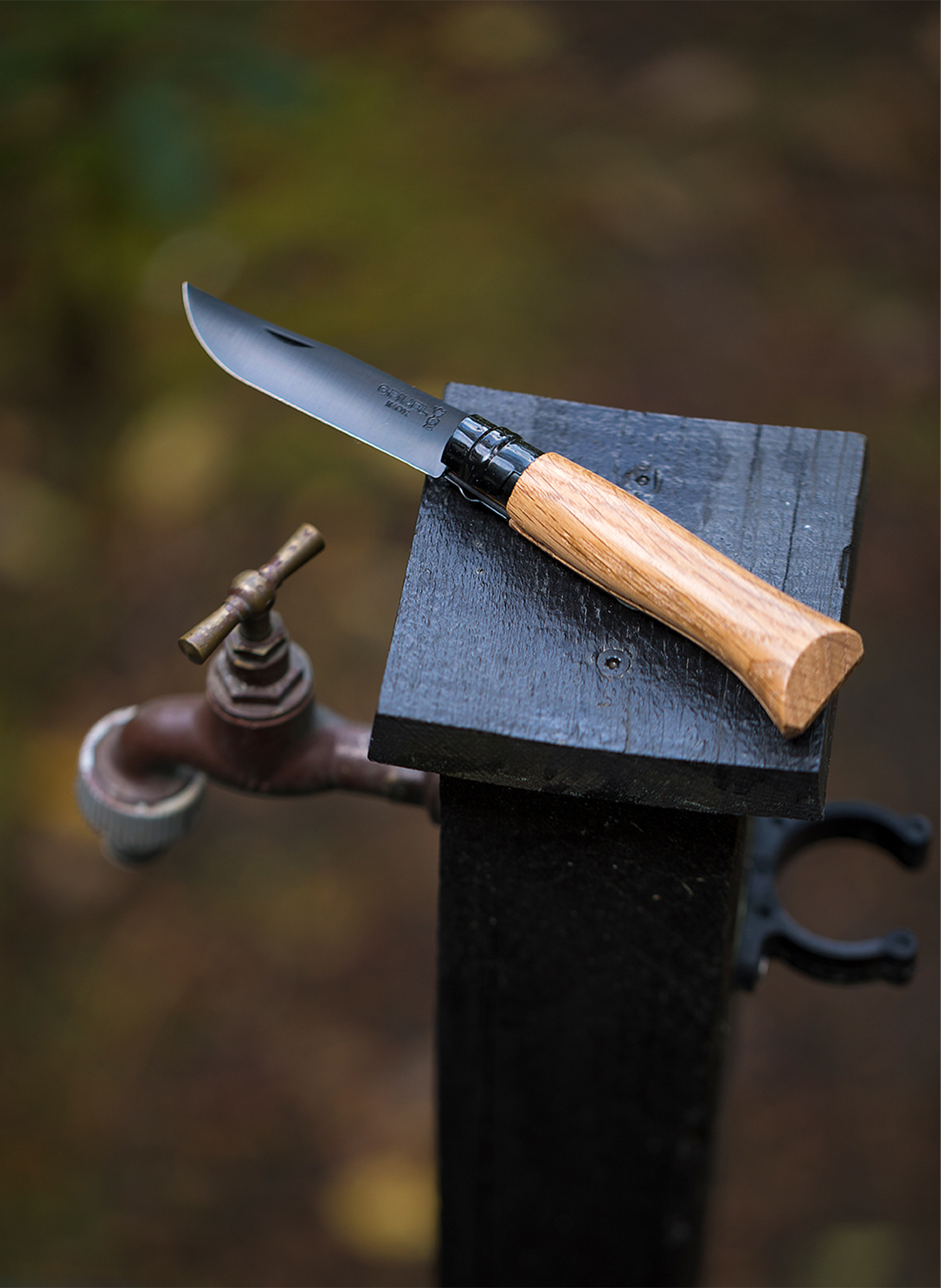 Couteau de poche Plumier en acier inoxydable OPINEL Noir