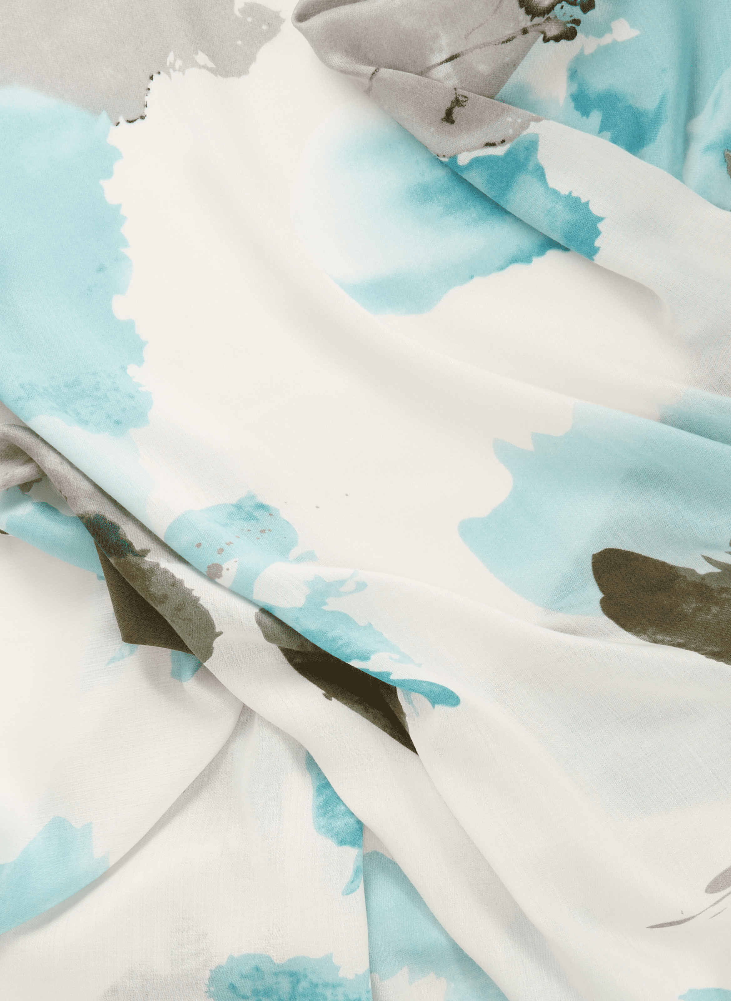 Printed stole AU PRINTEMPS PARIS Green