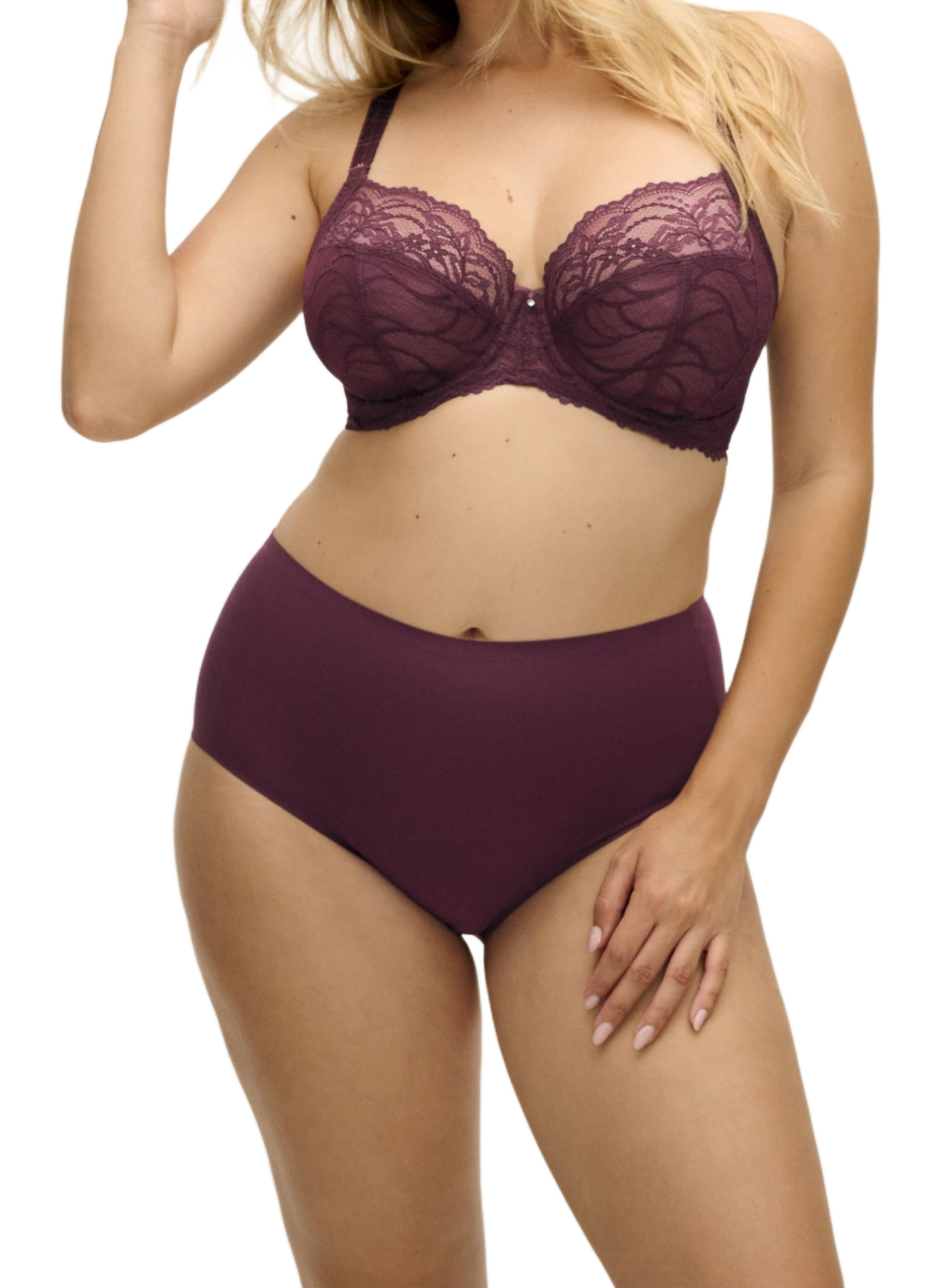 Lace balconette bra FREYA Red