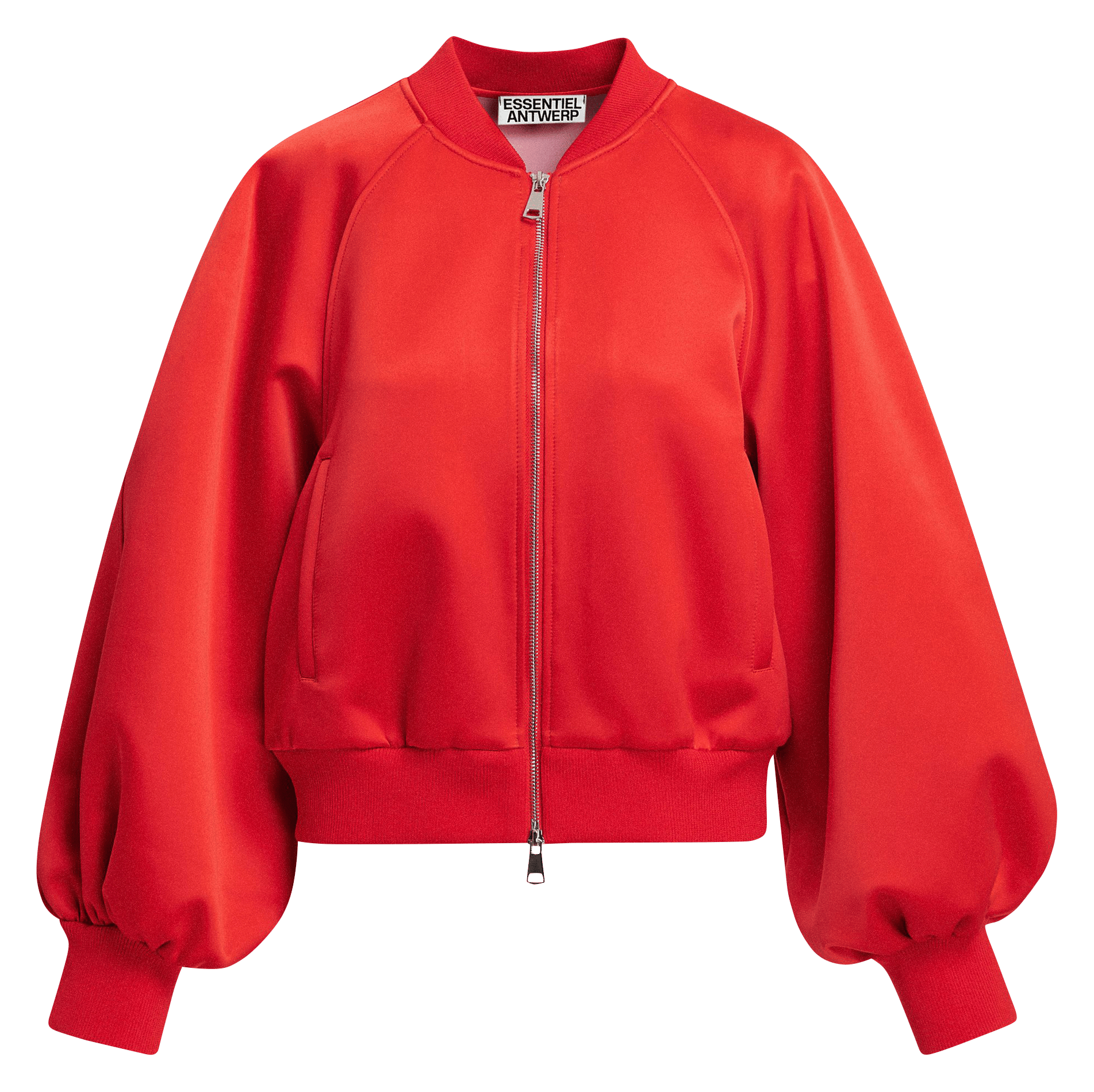 Blouson oversize à manches volumineuses kryo ESSENTIEL ANTWERP Rouge