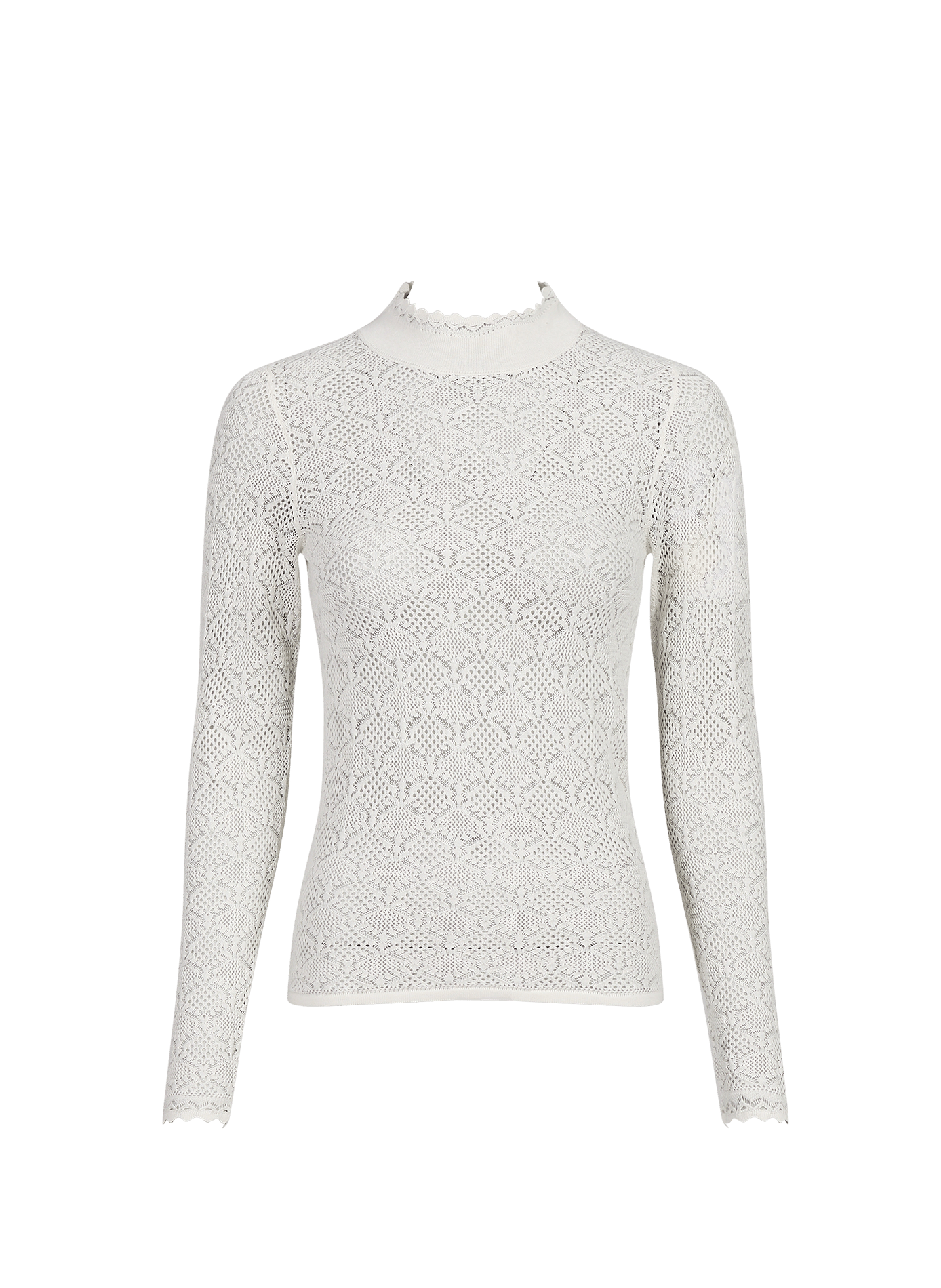 Top straight collar embroidered in blended cotton PETITE MENDIGOTE Beige