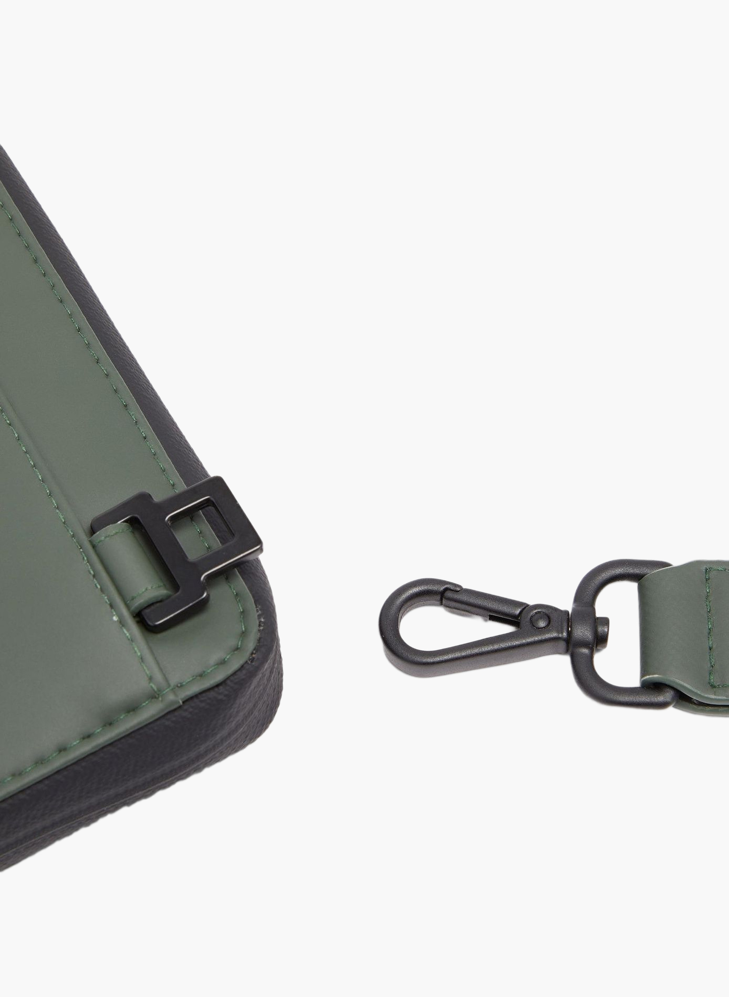 Handtas met afneembare schouderriem PIQUADRO Groen