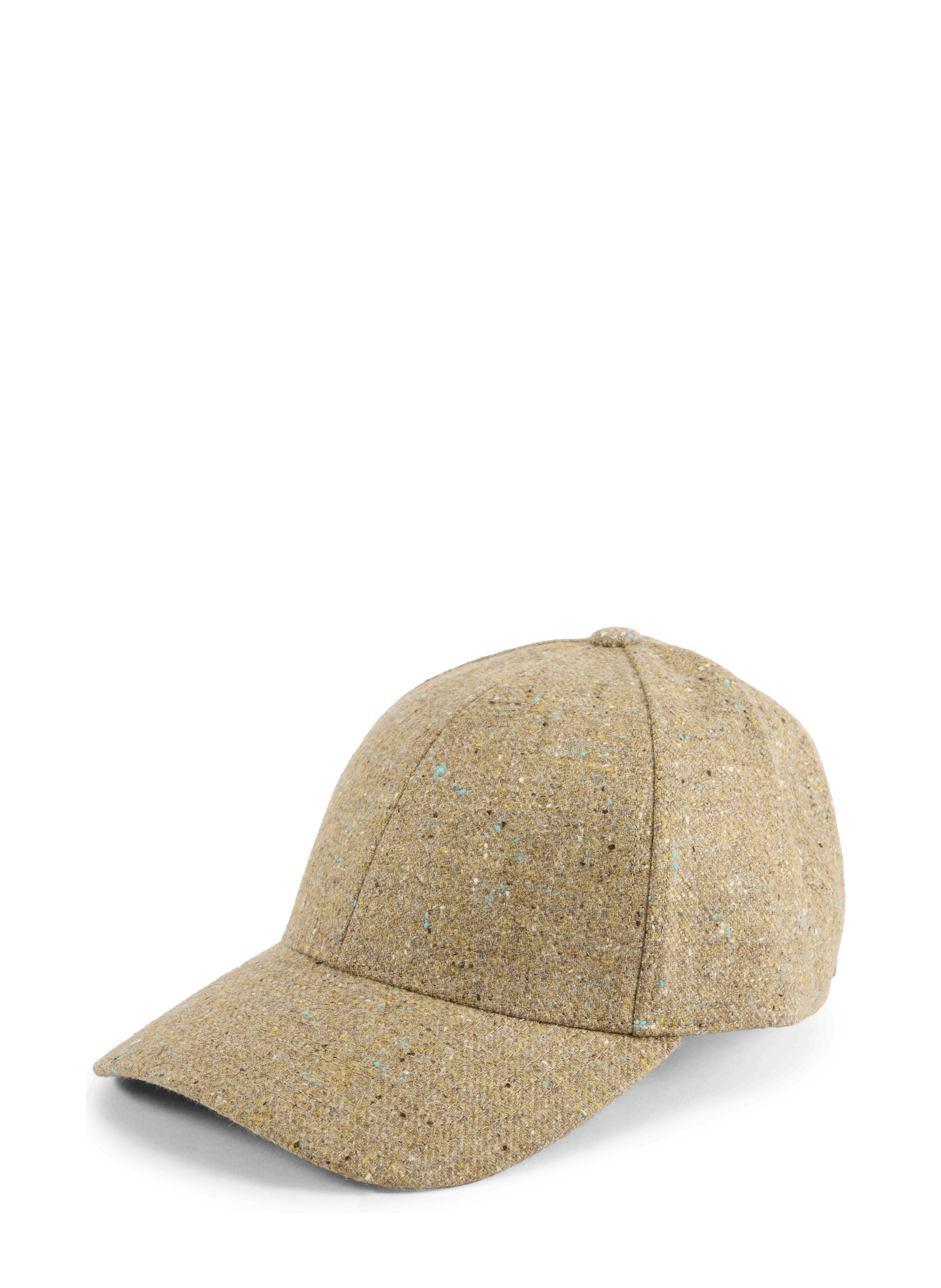 Casquette en laine et cachemire  VARSITY Kaki