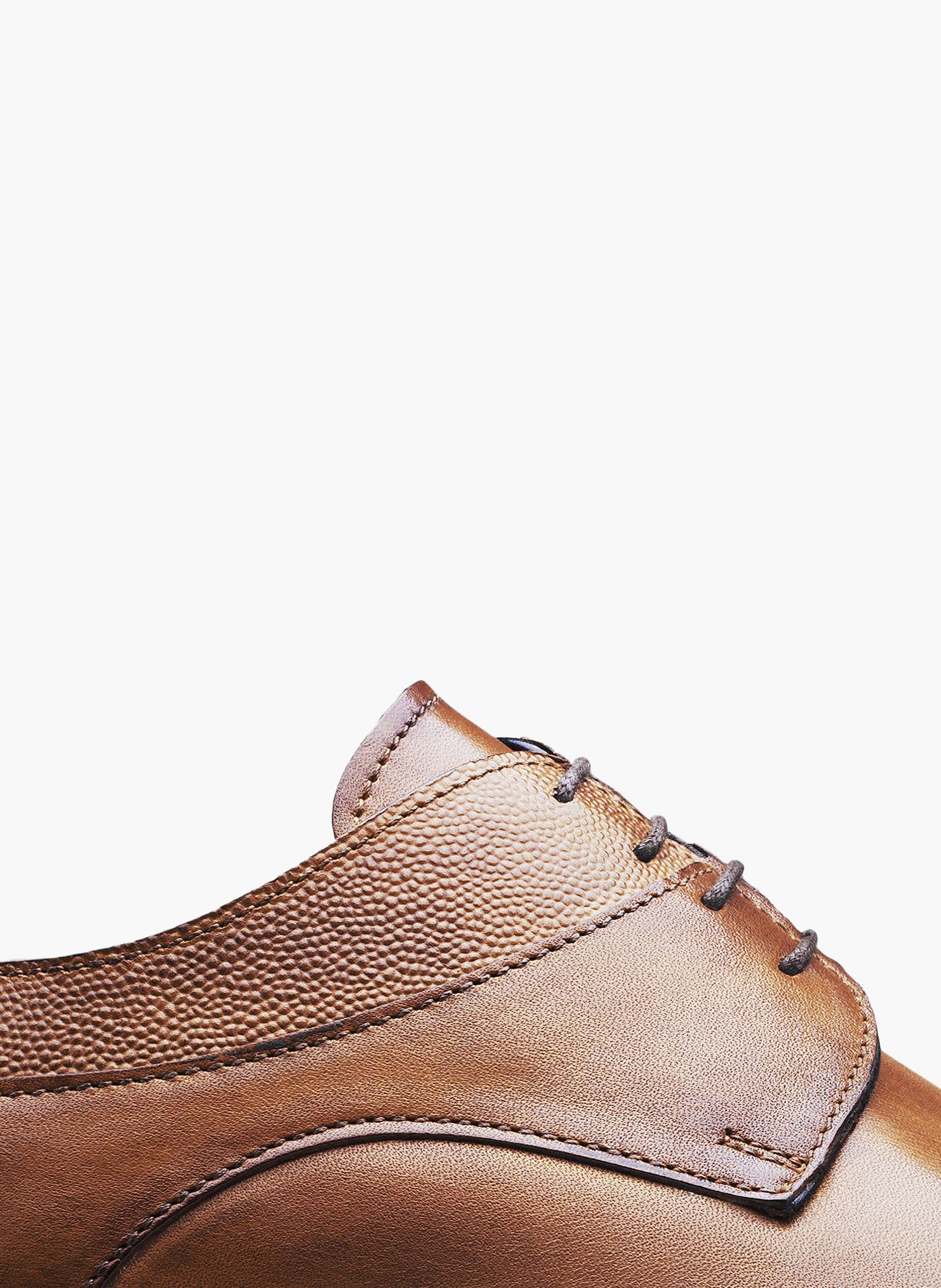 Derby cuir umberto FINSBURY Marron