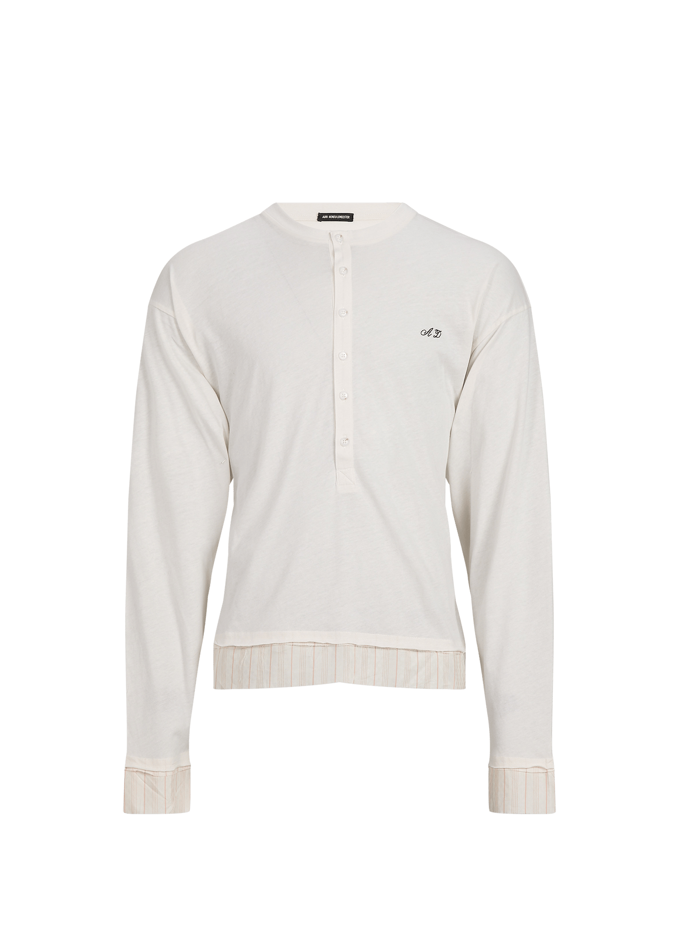 Straight cotton t-shirt ANN DEMEULEMEESTER White