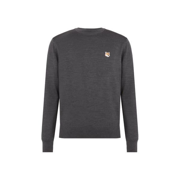 Pull Tête de renard en laine