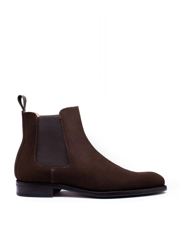 Bottines daim chelsea Marron by FINSBURY FINSBURY Bottines daim chelsea Marron