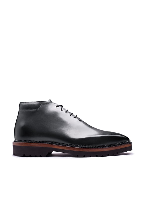 Boots cuir emilio Gris by FINSBURY FINSBURY Boots cuir emilio Gris