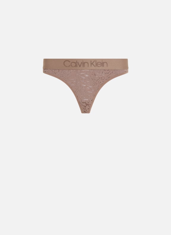 String à logo Marron by CALVIN KLEIN CALVIN KLEIN String à logo Marron