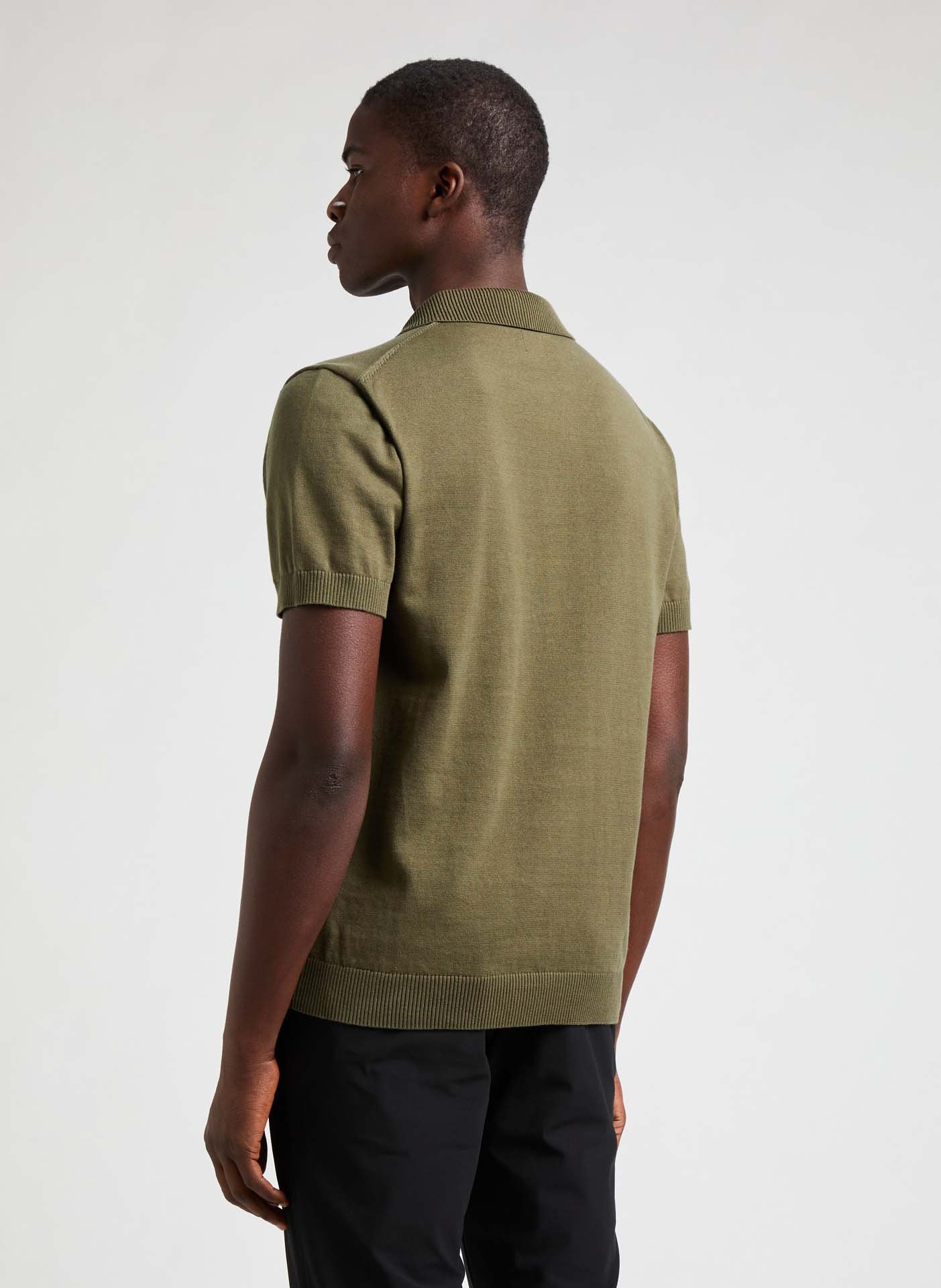 Polo en coton Dolo AU PRINTEMPS PARIS Kaki