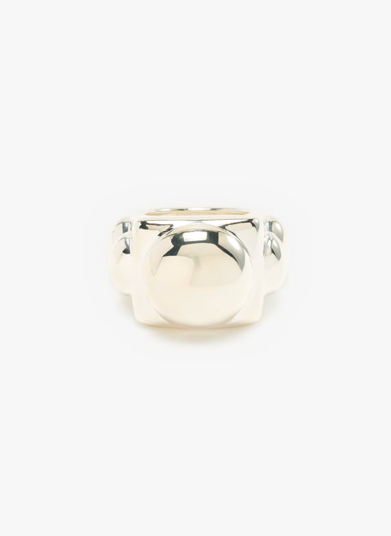 Bague All in Silver | Blanc by LA MANSO Bague All in Silver Blanc