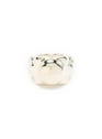 Bague All in Silver | Blanc by LA MANSO LA MANSO Bague All in Silver | Blanc