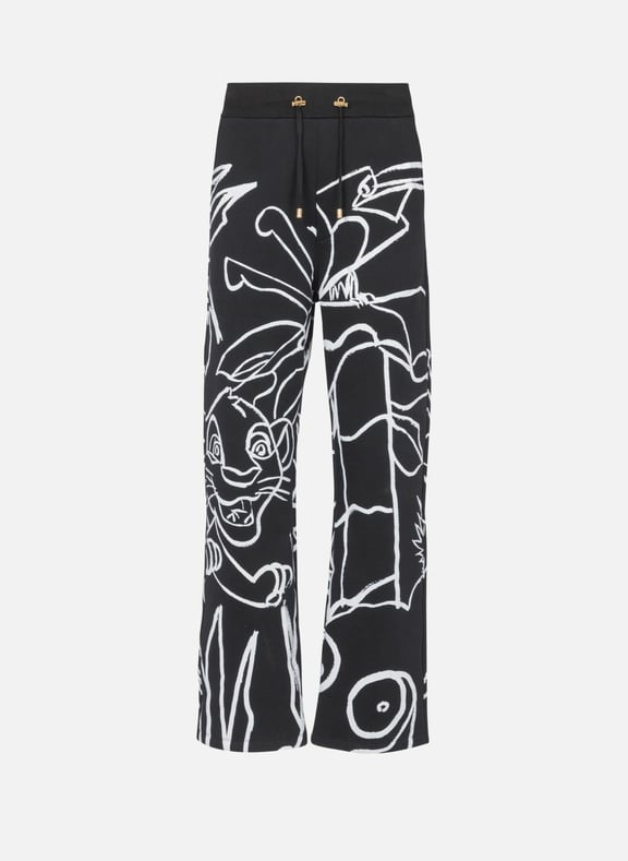 Disney x balmain : the lion king - jogging imprimé enfant précoce Noir by BALMAIN BALMAIN Disney x balmain : the lion king - jogging imprimé enfant précoce Noir