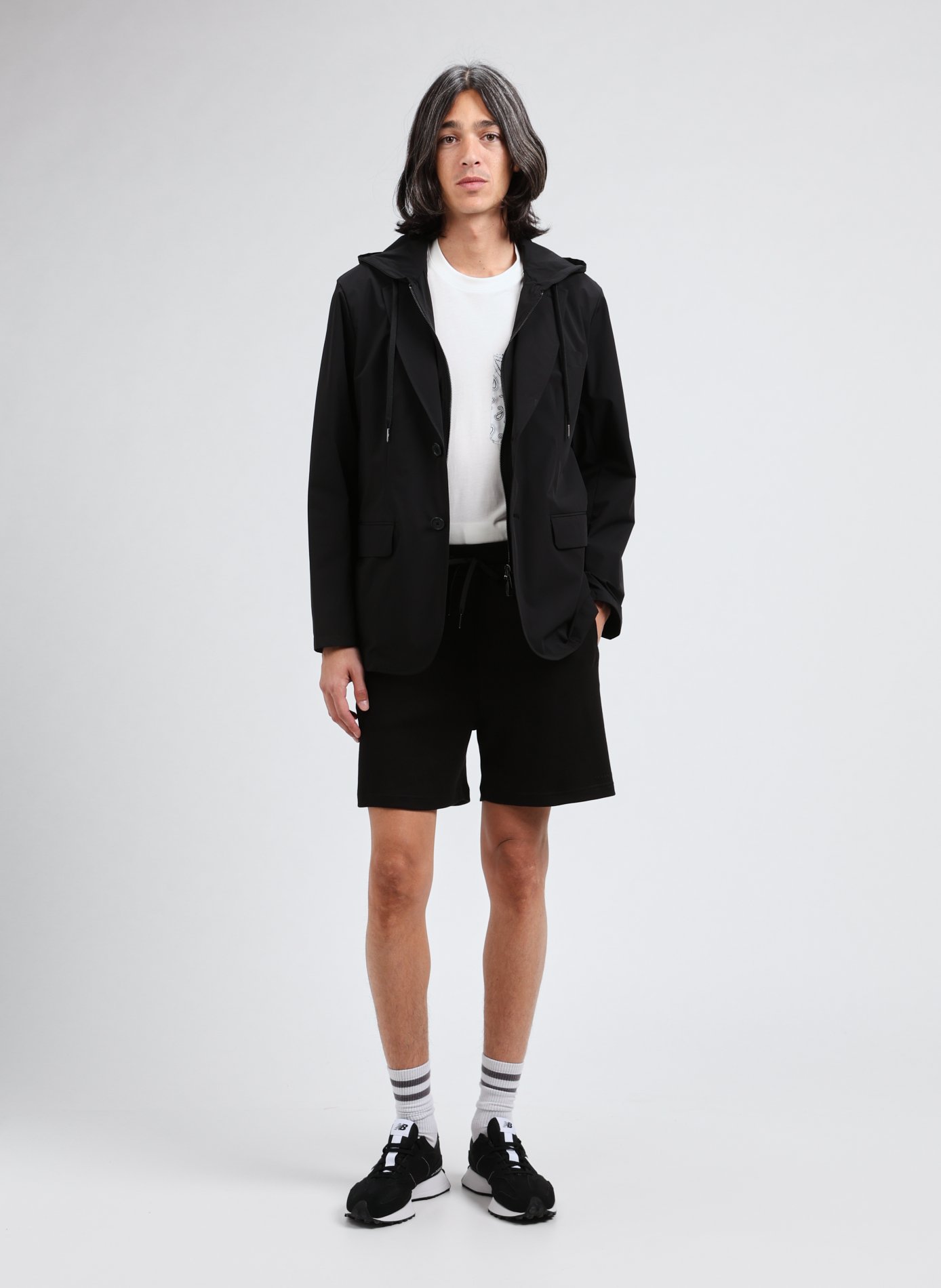 Blouson décontracté amovible  Noir