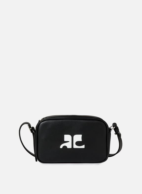 Sac à bandoulière Camera Réédition Noir by COURRÈGES COURRÈGES Sac à bandoulière Camera Réédition Noir