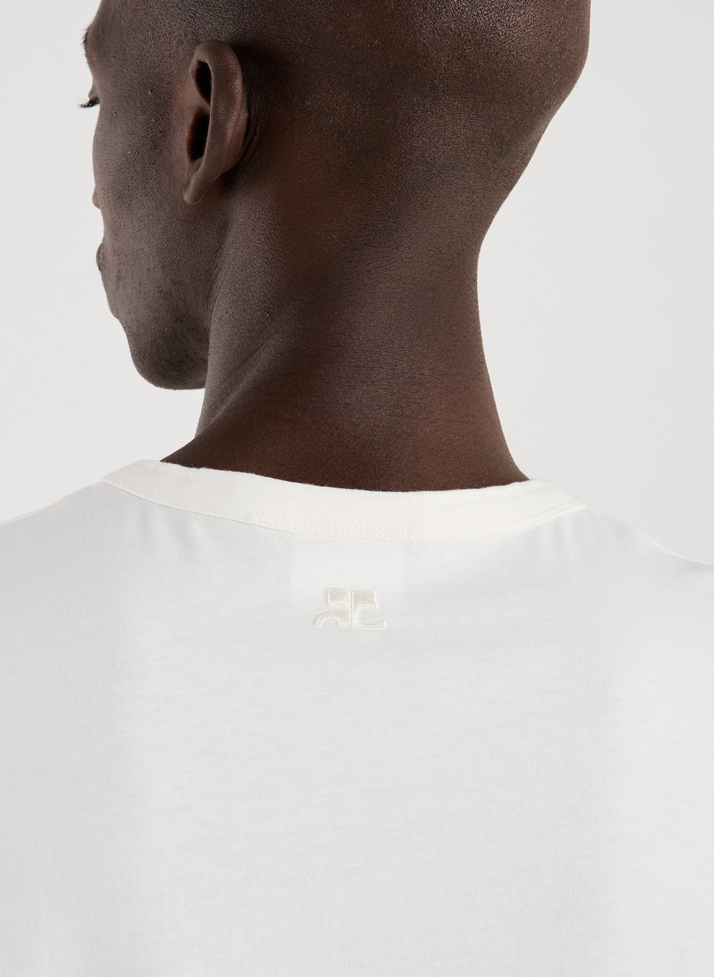 Classic Cotton T-Shirt COURRÈGES White