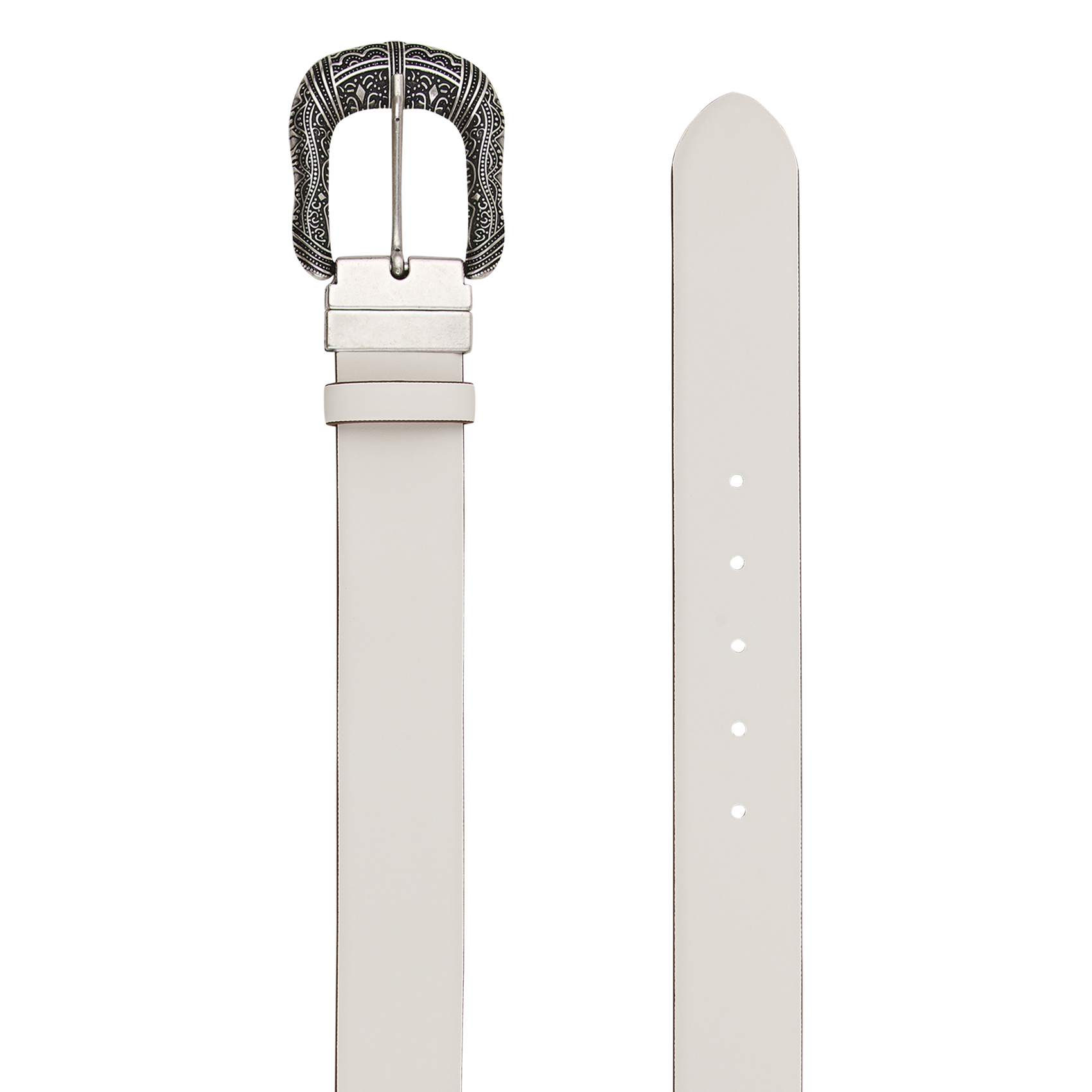 Ceinture en cuir brasta BA&SH Marron