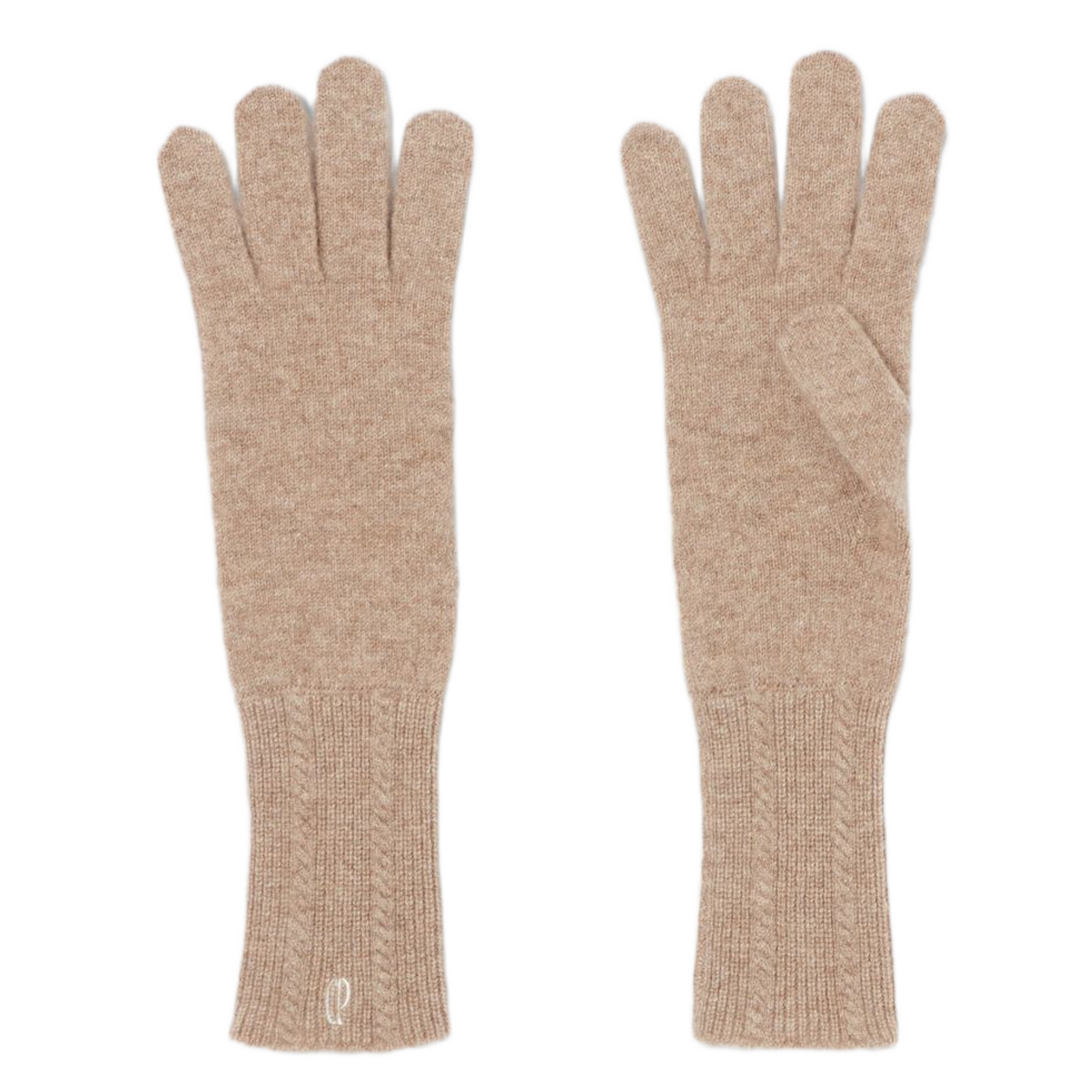 Gants en cachemire mélangé CLAUDIE PIERLOT Beige