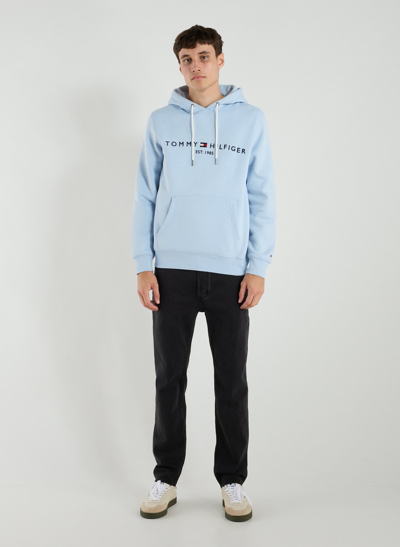 Cotton hoodie TOMMY HILFIGER Blue