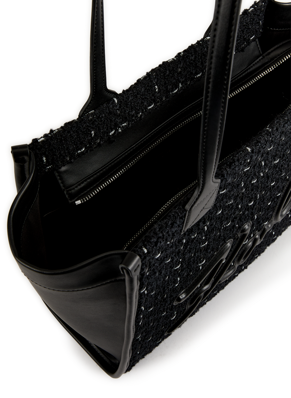 Sac cabas effet tweed en KARL LAGERFELD Multicolore