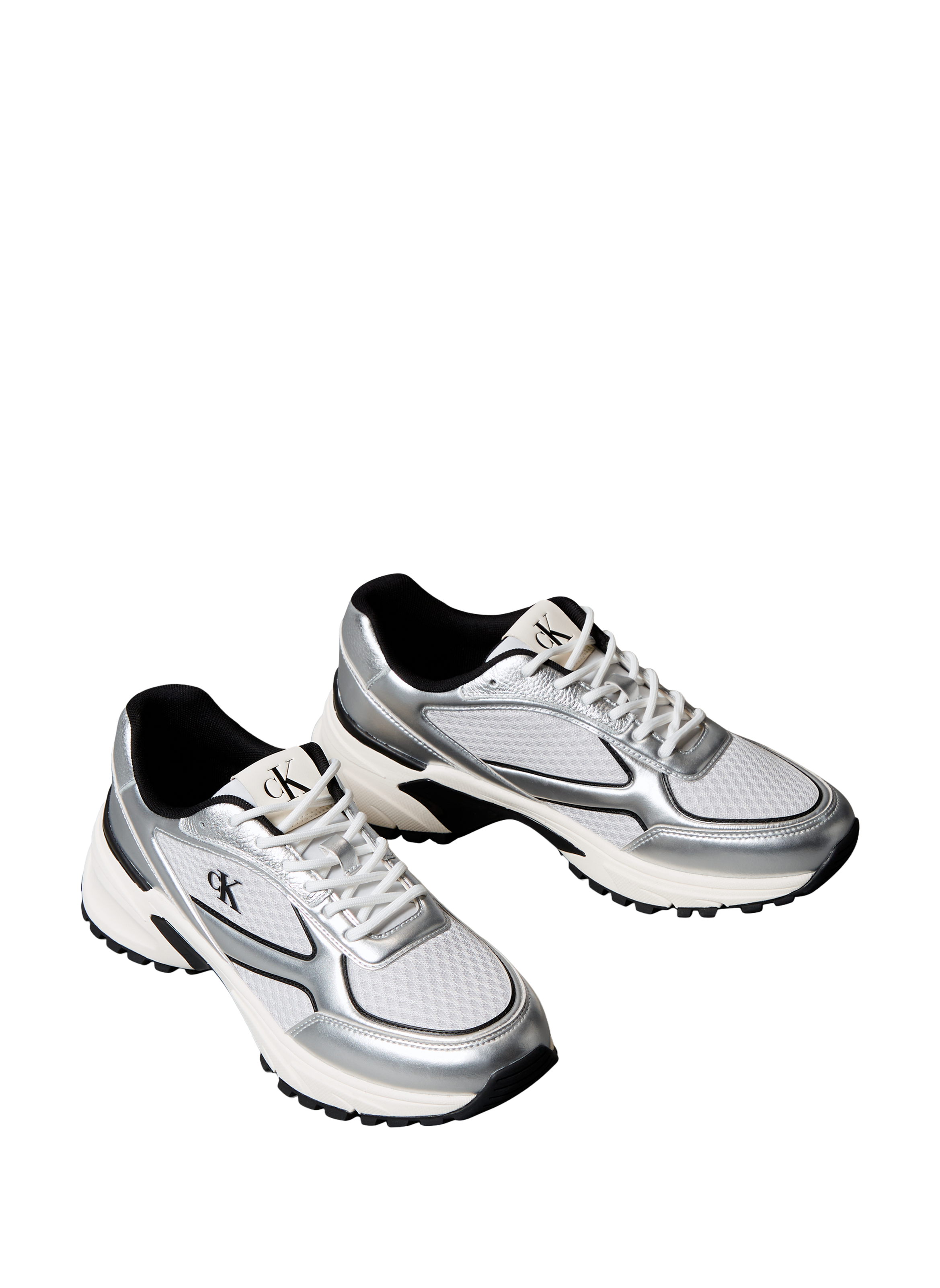 Baskets basses à talons compensés CALVIN KLEIN Multicolore