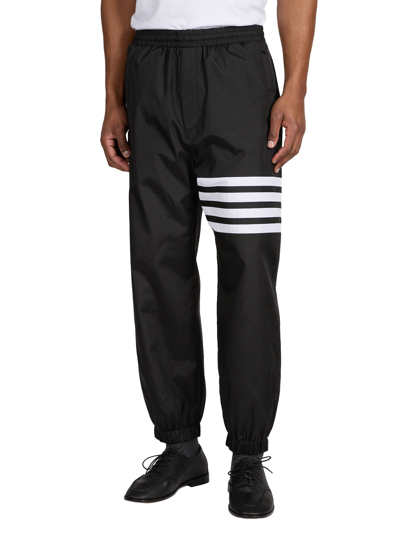 Elasticated sweatpants THOM BROWNE Black