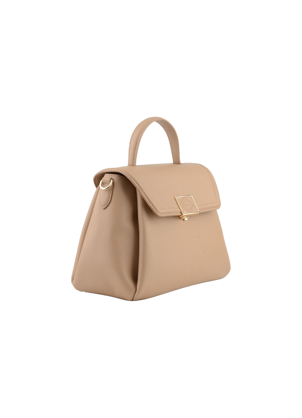 Carat | Sac à main GM en cuir de vachette POURCHET Marron