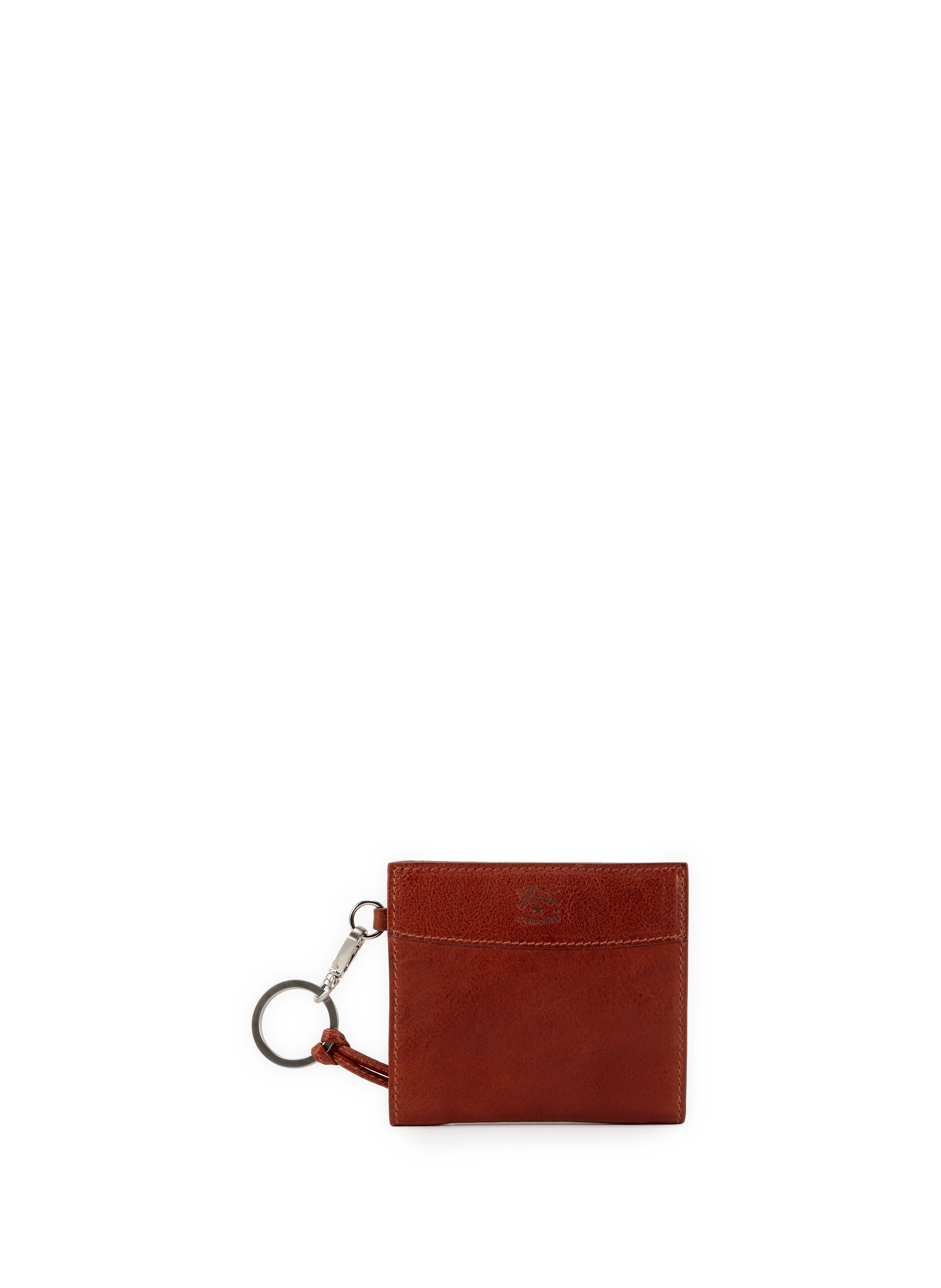  Leather card holder  Seppia